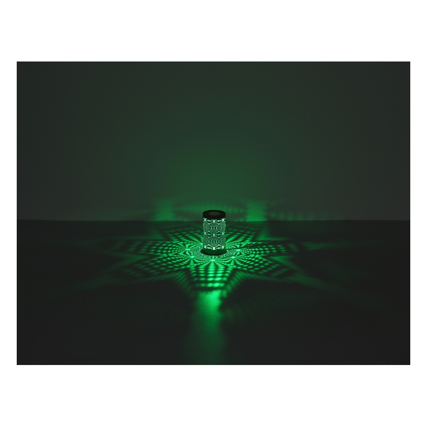 Globo - LED RGB Сензорен акумулаторен настолна лампа LED/1W/5V 500 mAh кафяв