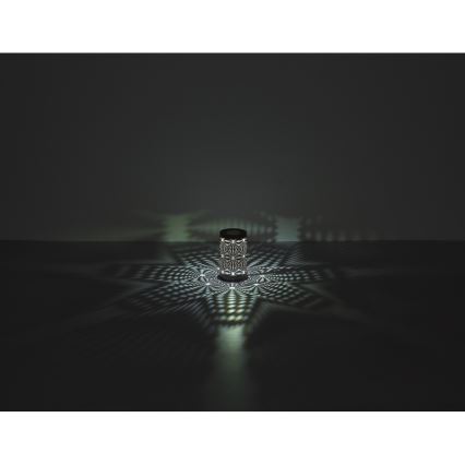 Globo - LED RGB Сензорен акумулаторен настолна лампа LED/1W/5V 500 mAh кафяв