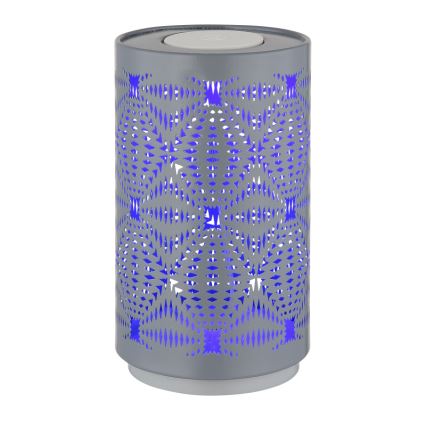 Globo - LED RGB докосваема презареждаща се настолна лампа LED/1W/5V 500 mAh сива