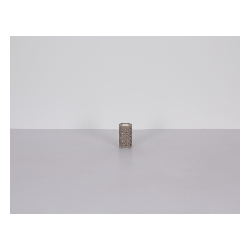 Globo - LED RGB докосваема презареждаща се настолна лампа LED/1W/5V 500 mAh сива