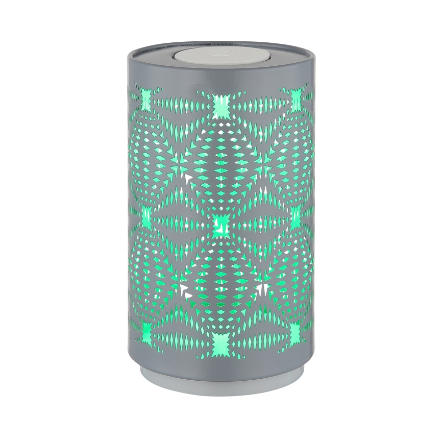 Globo - LED RGB Сензорен акумулаторен настолна лампа LED/1W/5V 500 mAh сив
