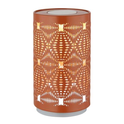 Globo - LED RGB Сензорен акумулаторен настолна лампа LED/1W/5V 500 mAh меден