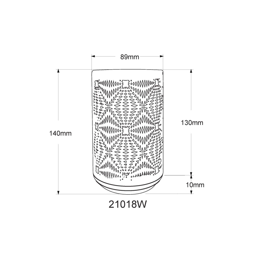 Globo - LED RGB докосваща презареждаща настолна лампа LED/1W/5V 500 mAh бяла