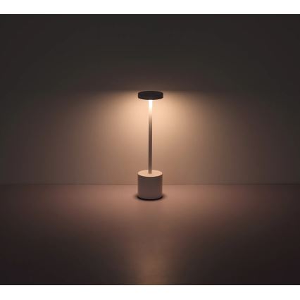 Globo - LED регулируема настолна лампа с докосване LED/1,2W/3,7V 2000K/3500K/7000K 1200 mAh USB бяла