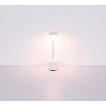 Globo - LED регулируема настолна лампа с докосване LED/1,2W/3,7V 2000K/3500K/7000K 1200 mAh USB бяла