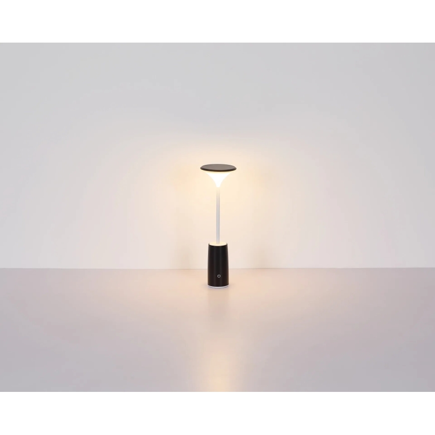 Globo - LED Димируема акумулаторна настолна сензорна лампа LED/1,2W/3,7V 3000K 1500mAh черен