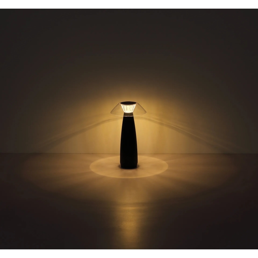 Globo - LED Димируема акумулаторна настолна сензорна лампа LED/1W/3,7V 3000K 1200mAh черен