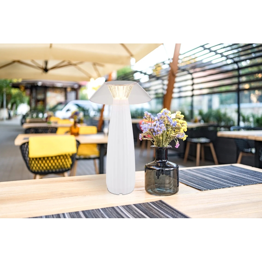 Globo - LED Димируема акумулаторна настолна сензорна лампа LED/1W/3,7V 3000K 1200mAh бял