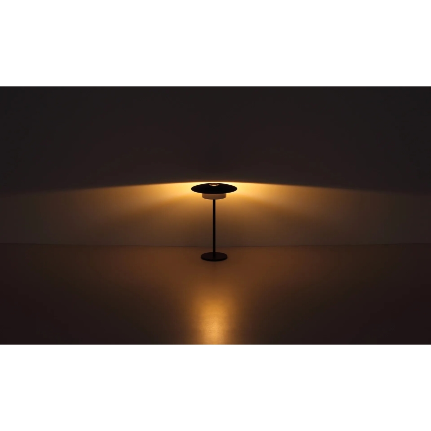 Globo - LED Екстериорна акумулаторна сензорна настолна лампа LED/3W/3,7V 1800/2700/3000K IP44 1800 mAh сив