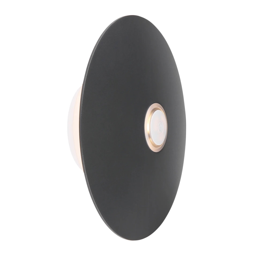 Globo - LED Екстериорна акумулаторна сензорна настолна лампа LED/3W/3,7V 1800/2700/3000K IP44 1800 mAh сив