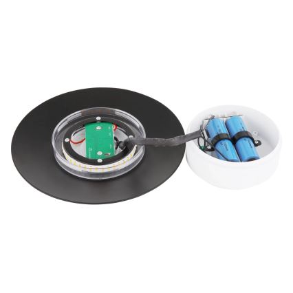 Globo - LED Екстериорна акумулаторна сензорна настолна лампа LED/3W/3,7V 1800/2700/3000K IP44 1800 mAh сив