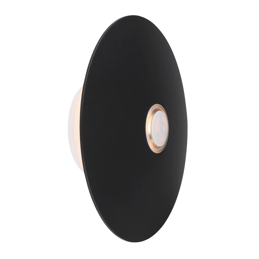 Globo - LED Екстериорна акумулаторна сензорна настолна лампа LED/3W/3,7V 1800/2700/3000K IP44 1800 mAh черен