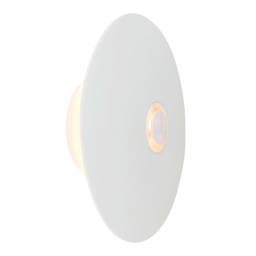 Globo - LED Екстериорна акумулаторна сензорна настолна лампа LED/3W/3,7V 1800/2700/3000K IP44 1800 mAh бял