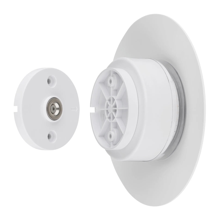 Globo - LED Екстериорна акумулаторна сензорна настолна лампа LED/3W/3,7V 1800/2700/3000K IP44 1800 mAh бял