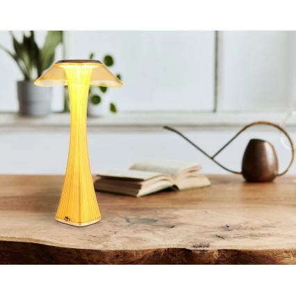 Globo - LED Димируема акумулаторна настолна лампа LED/2,5W/3,7V 1200mAh 2700K/4500K/6500K златист