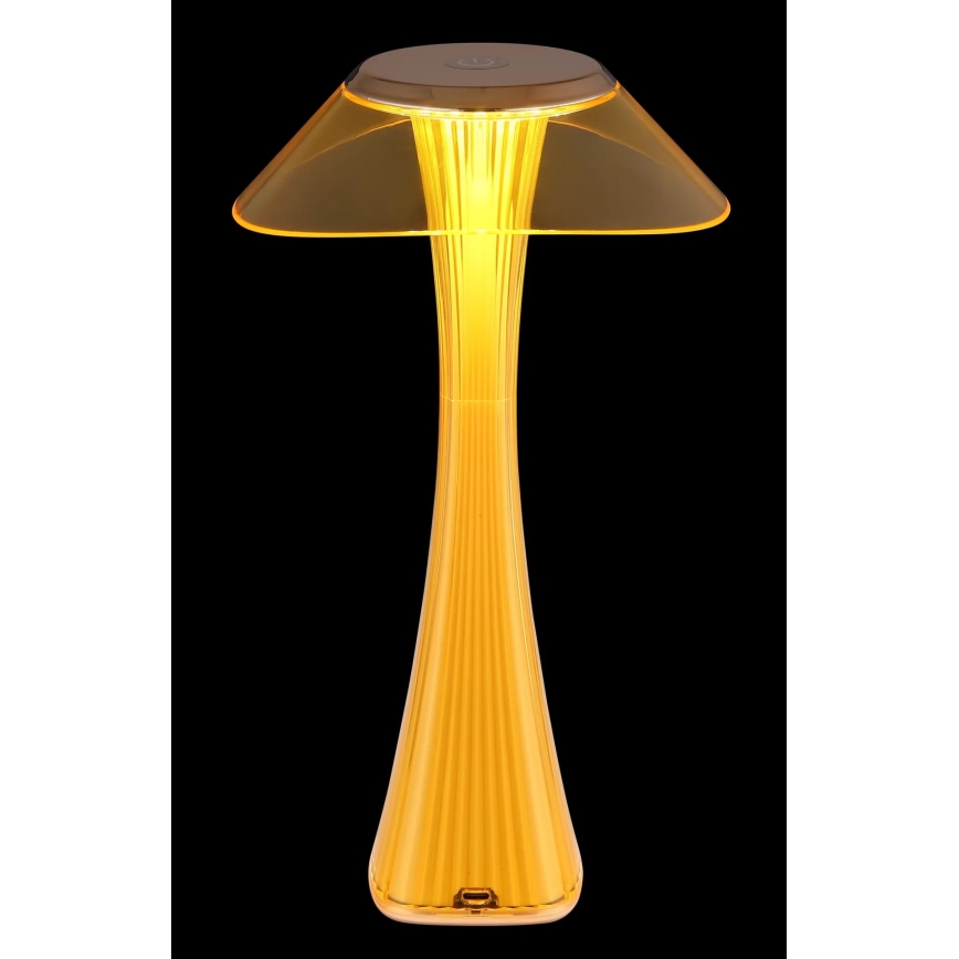 Globo - LED Димируема акумулаторна настолна лампа LED/2,5W/3,7V 1200mAh 2700K/4500K/6500K златист
