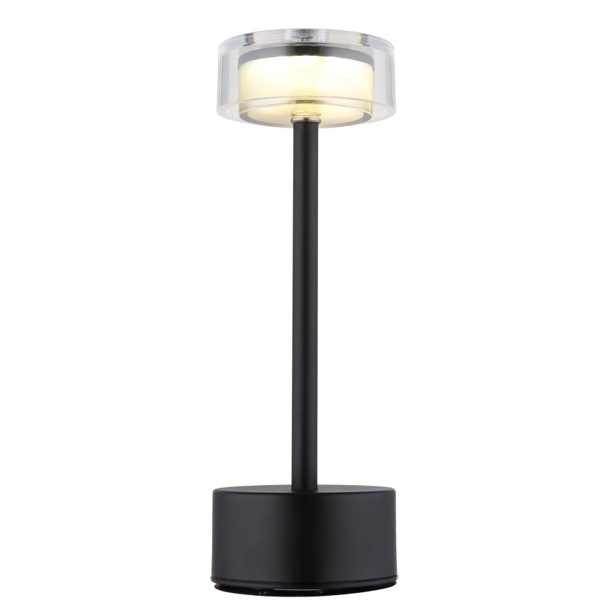 Globo - LED Димируема акумулаторна сензорна настолна лампа LED/2,5W/3,7V 2700/4000/6500K 1800mAh черен
