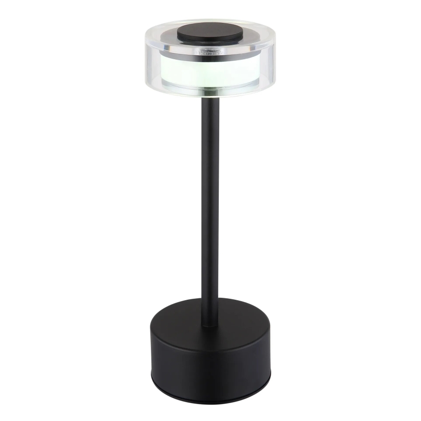 Globo - LED Димируема акумулаторна сензорна настолна лампа LED/2,5W/3,7V 2700/4000/6500K 1800mAh черен