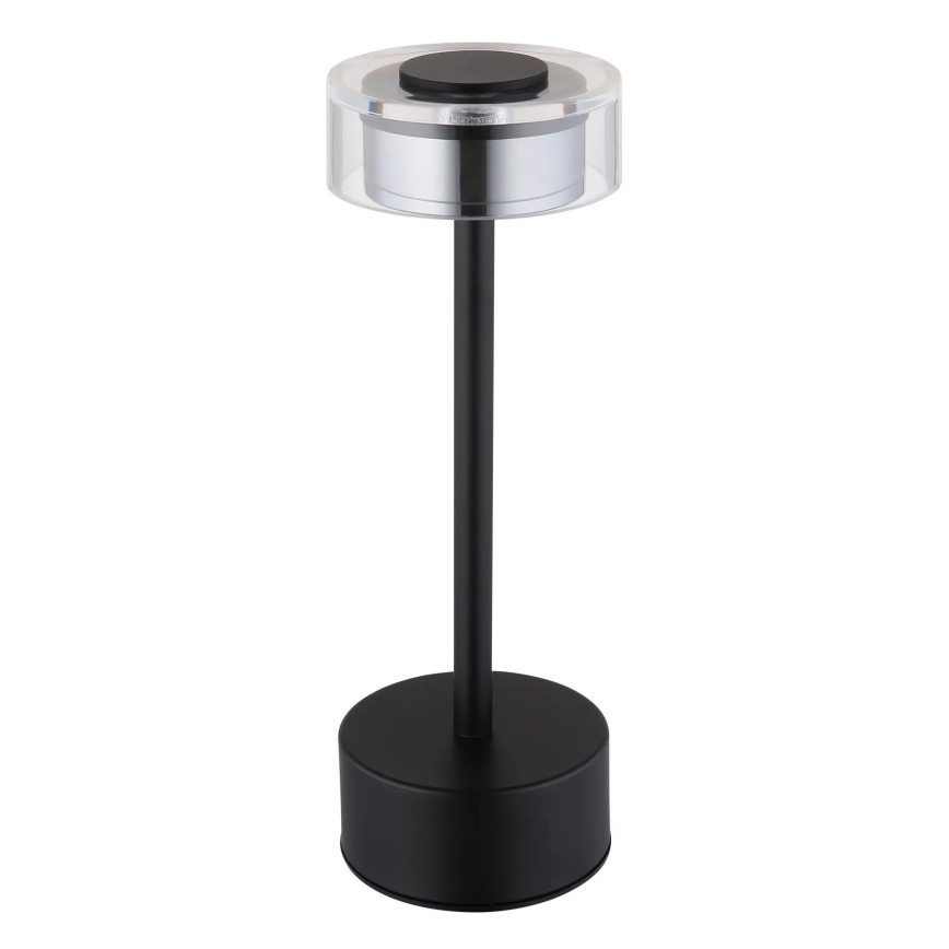 Globo - LED Димируема акумулаторна сензорна настолна лампа LED/2,5W/3,7V 2700/4000/6500K 1800mAh черен