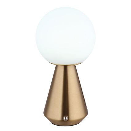 Globo - LED Димируема сензорна екстериорна настолна лампа LED/1,5W/5V 3000/4500/6500K 1800 mAh IP41 меден