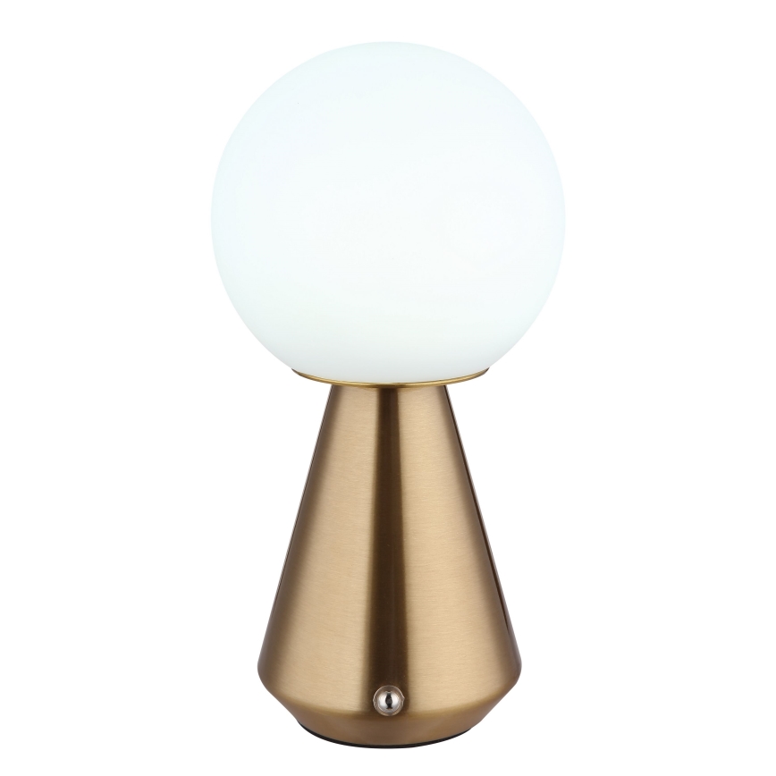 Globo - LED Димируема сензорна екстериорна настолна лампа LED/1,5W/5V 3000/4500/6500K 1800 mAh IP41 меден