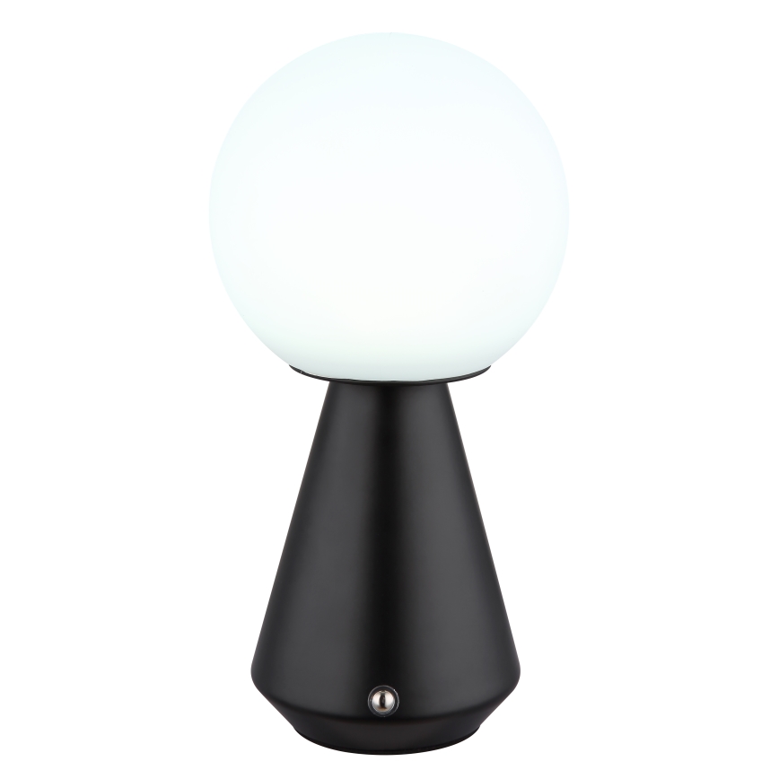 Globo - LED Димируема сензорна екстериорна настолна лампа LED/1,5W/5V 3000/4500/6500K 1800 mAh IP41 черен