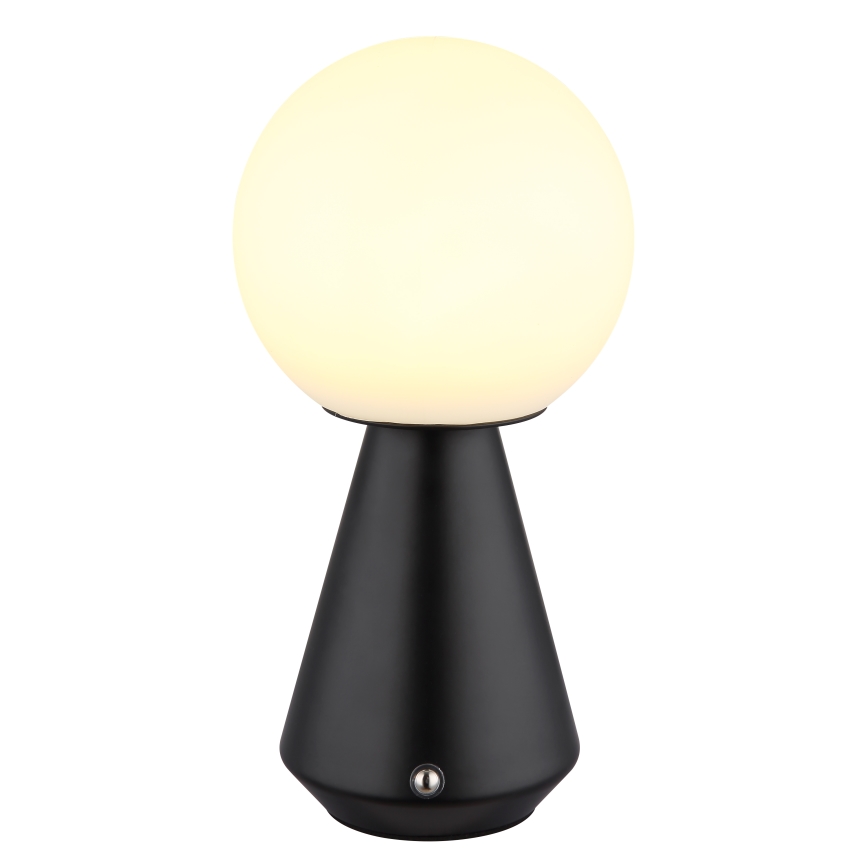 Globo - LED Димируема сензорна екстериорна настолна лампа LED/1,5W/5V 3000/4500/6500K 1800 mAh IP41 черен