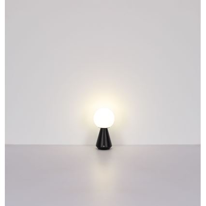Globo - LED регулируема сензорна външна настолна лампа LED/1,5W/5V 3000/4500/6500K 1800 mAh IP41 черна
