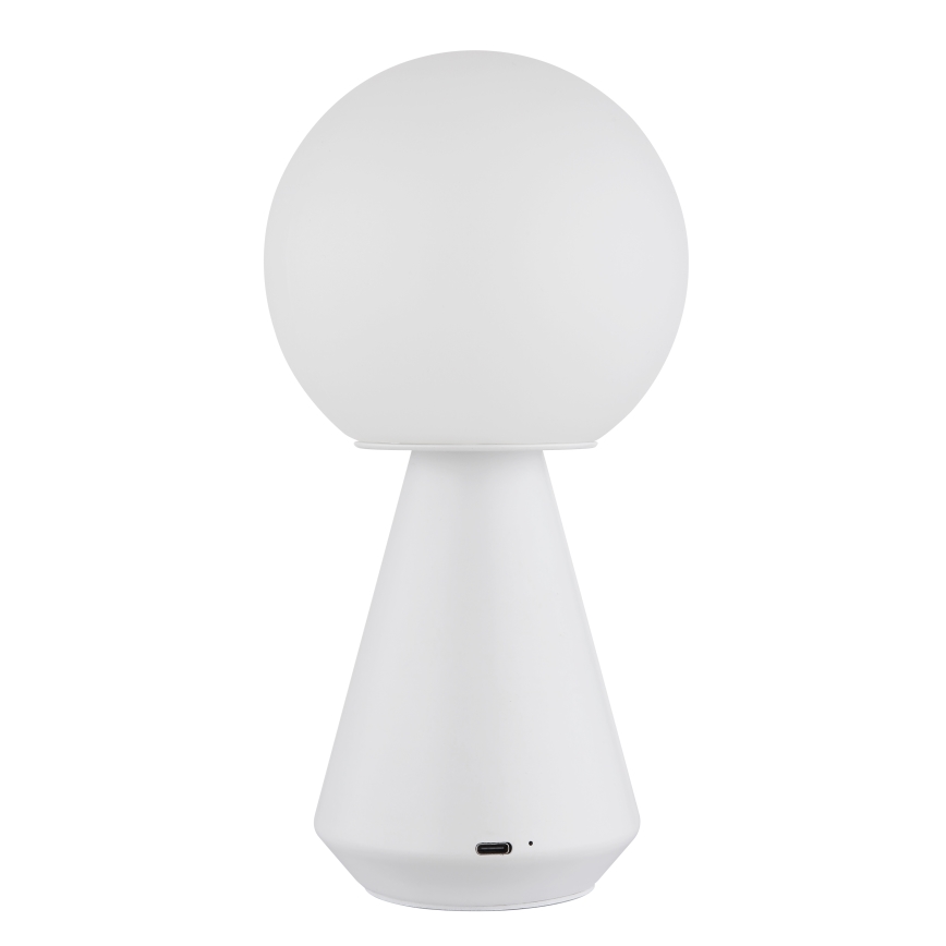Globo - LED Димируема сензорна екстериорна настолна лампа LED/1,5W/5V 3000/4500/6500K 1800 mAh IP41 бял