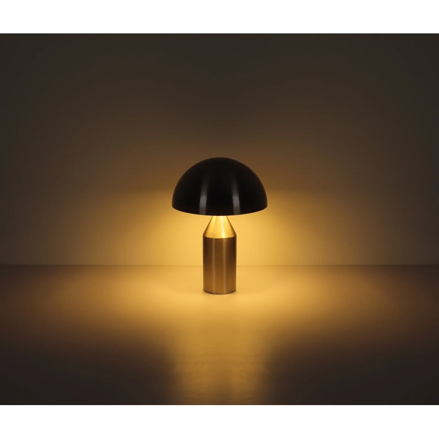 Globo - Настолна лампа 2xE27/40W/230V матов хром