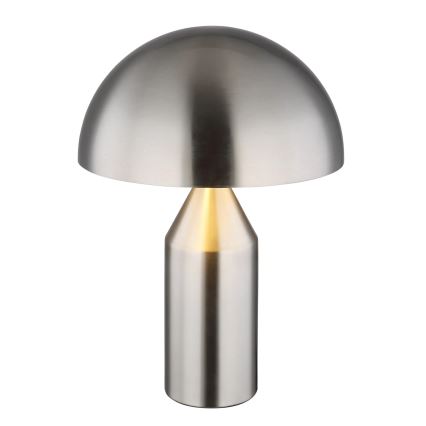 Globo - Настолна лампа 2xE27/40W/230V матов хром