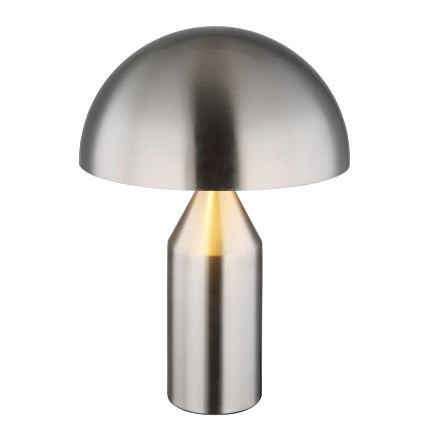 Globo - Настолна лампа 2xE27/40W/230V матов хром