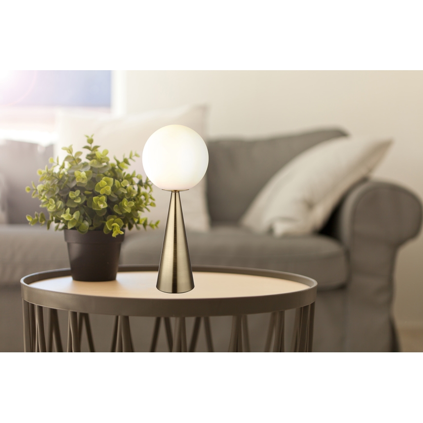 Globo - Настолна лампа 1xE27/40W/230V месинг