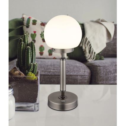 Globo - LED Димируема акумулаторна настолна сензорна лампа LED/2,5W/5V 1800mAh 2700/4000/6500K антрацит