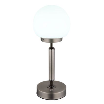 Globo - LED Димируема акумулаторна настолна сензорна лампа LED/2,5W/5V 1800mAh 2700/4000/6500K антрацит