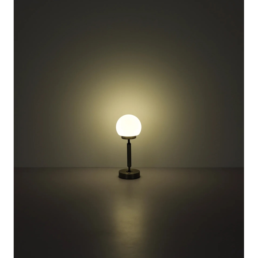 Globo - LED Димируема акумулаторна настолна сензорна лампа LED/2,5W/5V 1800mAh 2700/4000/6500K матов хром
