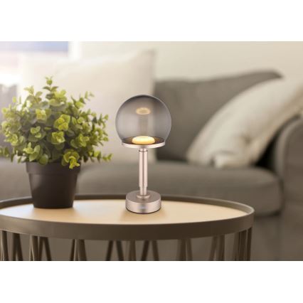 Globo - LED Димируема акумулаторна настолна сензорна лампа LED/2,5W/5V 1800mAh 2700/4000/6500K розовозлатист