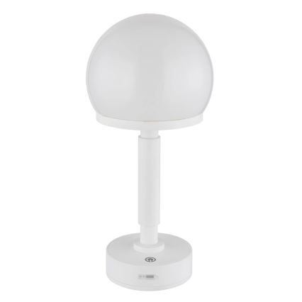 Globo - LED Димируема акумулаторна настолна сензорна лампа LED/2,5W/5V 1800mAh 2800K бял