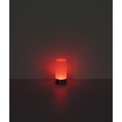 Globo - LED RGBW Димируема сензорна екстериорна настолна лампа LED/1,8W/5V 1500 mAh матов хром