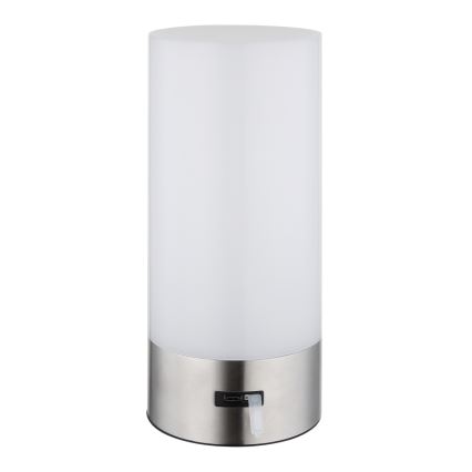 Globo - LED RGBW Димируема сензорна екстериорна настолна лампа LED/1,8W/5V 1500 mAh матов хром