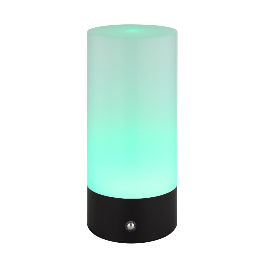 Globo - LED RGBW Димируема сензорна екстериорна настолна лампа LED/1,8W/5V 1500 mAh черен