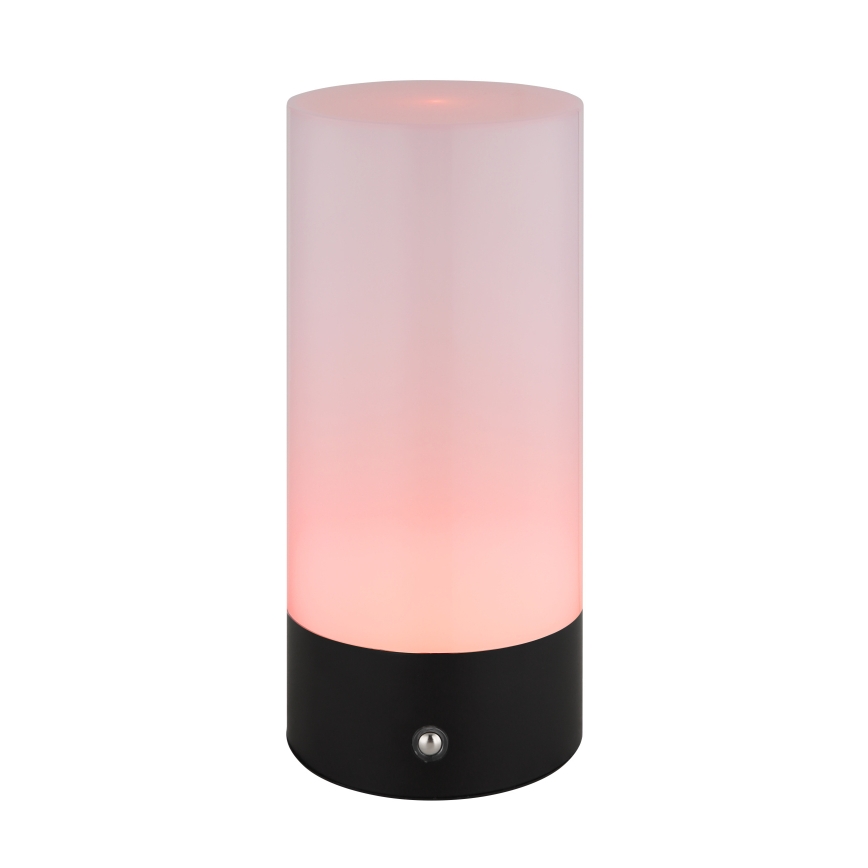 Globo - LED RGBW регулируема сензорна външна настолна лампа LED/1,8W/5V 1500 mAh черна