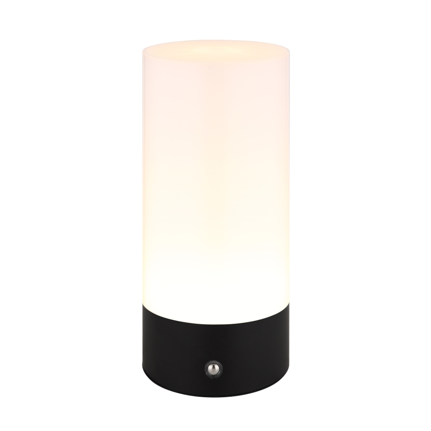 Globo - LED RGBW регулируема сензорна външна настолна лампа LED/1,8W/5V 1500 mAh черна