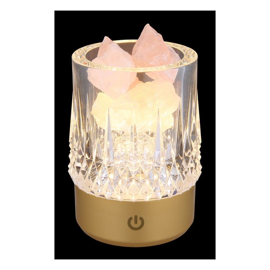 Globo - LED Димируема сензорна настолна лампа LED/1W/5V 3000K 1200 mAh златист