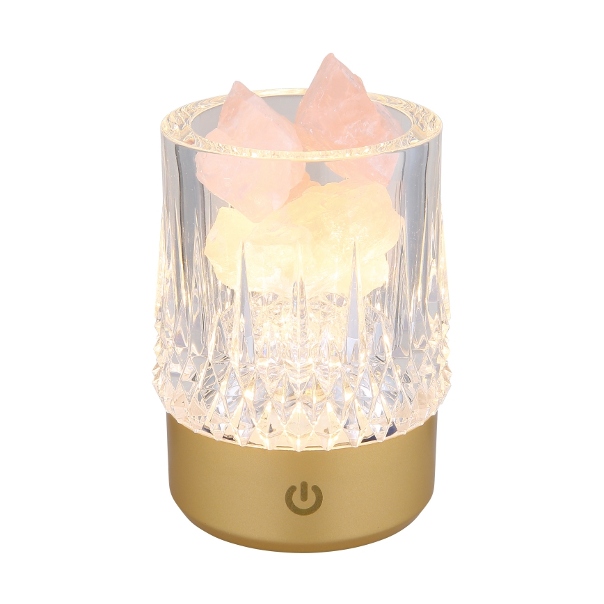 Globo - LED Димируема сензорна настолна лампа LED/1W/5V 3000K 1200 mAh златист