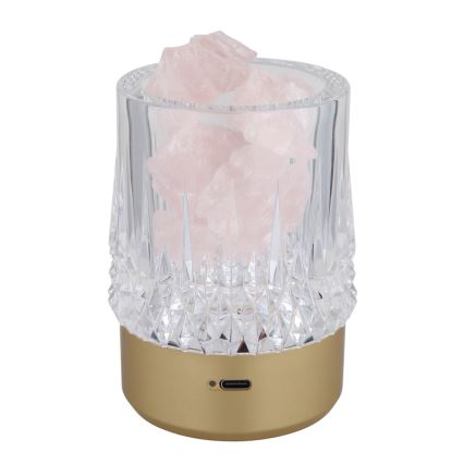 Globo - LED Димируема сензорна настолна лампа LED/1W/5V 3000K 1200 mAh златист