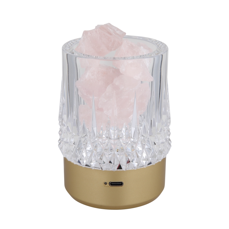 Globo - LED Димируема сензорна настолна лампа LED/1W/5V 3000K 1200 mAh златист