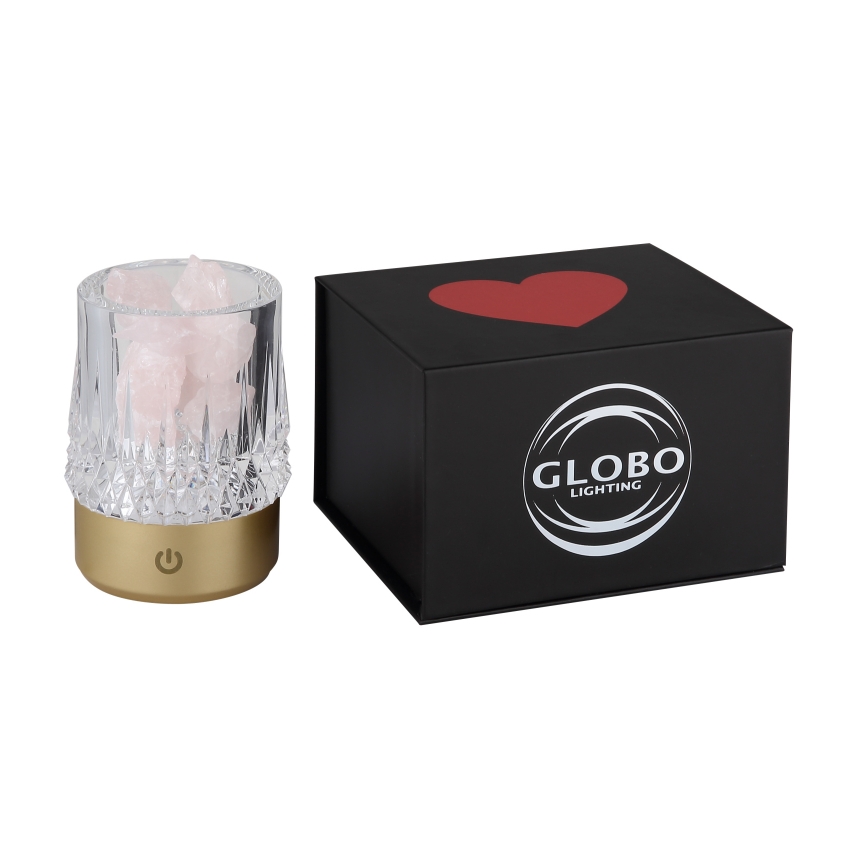 Globo - LED Димируема сензорна настолна лампа LED/1W/5V 3000K 1200 mAh златист