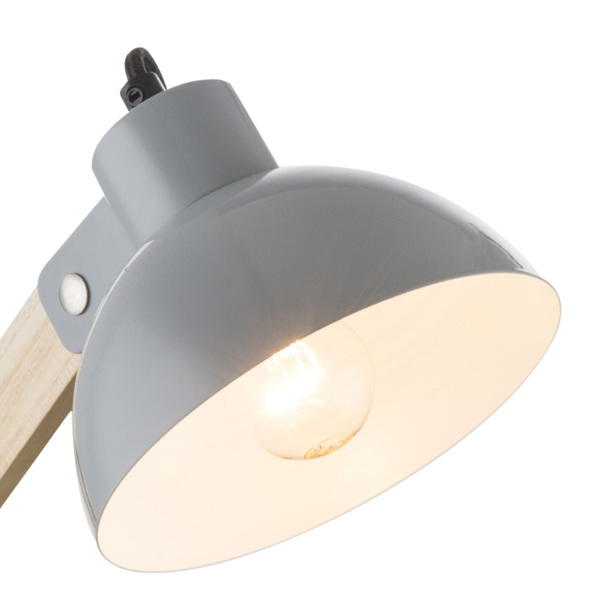 Globo - Настолна лампа 1xE27/40W/230V бук