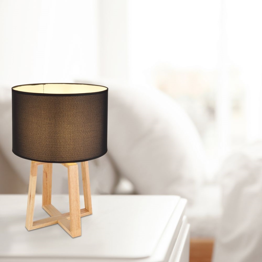 Globo - Настолна лампа 1xE14/40W/230V черна